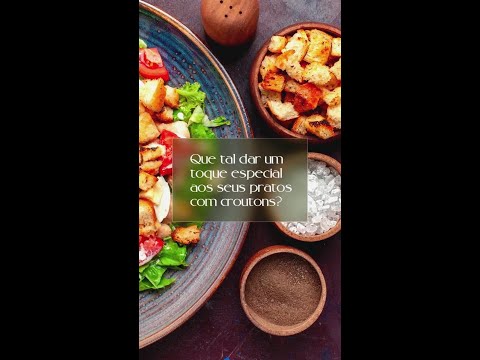 Croutons Dourados e Saborosos
