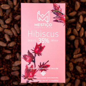 Chocolate Branco com Hibiscus 35% - Mestiço 1