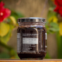 Rótulo lateral Geleia de Jabuticaba com Manjericão Troppo ingredientes fabricante Santo André SP sem glúten sem lactose