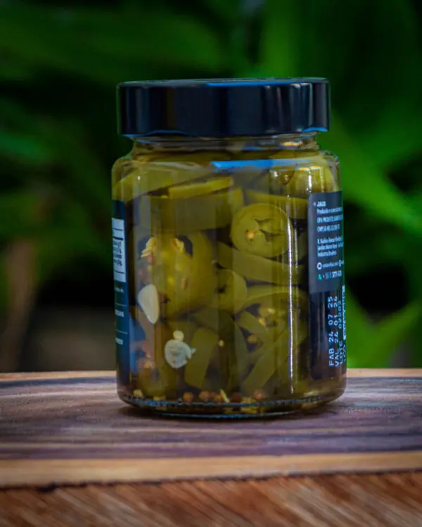 Picles de Jalapeño com Mel - Jais Handmade - 320g -1