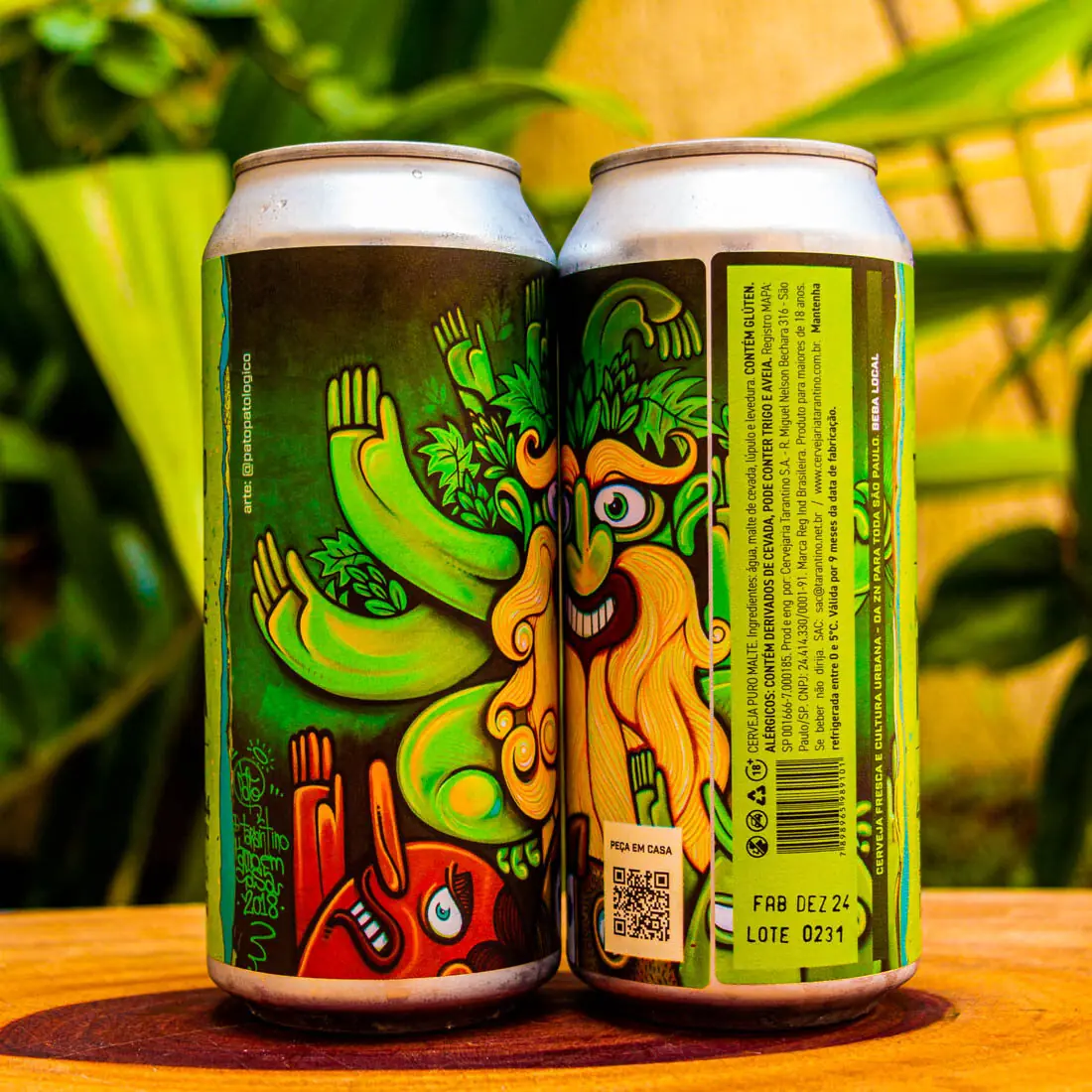 cerveja-miracle-ipa-cervejaria-tarantino-473ml-2 Rótulo traseiro da Cerveja Miracle IPA 473ml com informações de ingredientes, teor alcoólico de 6.2% e 44 IBU.