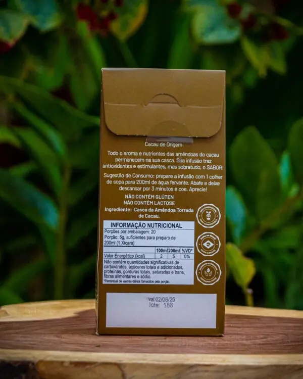 Chá de Cacau - Mestiço (90g) Chá de Cacau - Mestiço (90g)