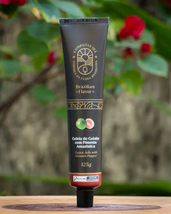 Geleia de Goiaba com Pimenta Jiquitaia Baniwa - Compotas Ibá - 125g