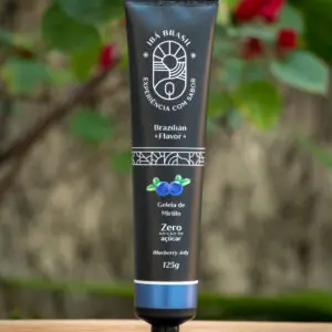 Geleia de Mirtilo Blueberry Zero Açúcar - Compotas Ibá - 125g - 3