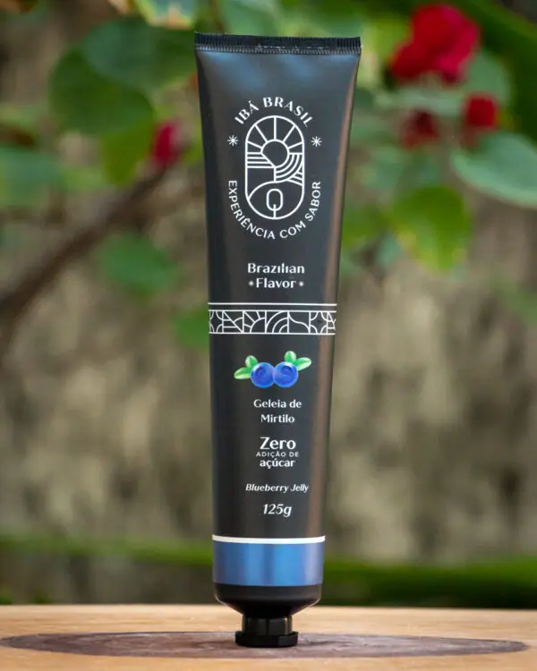 Geleia de Mirtilo Blueberry Zero Açúcar - Compotas Ibá - 125g