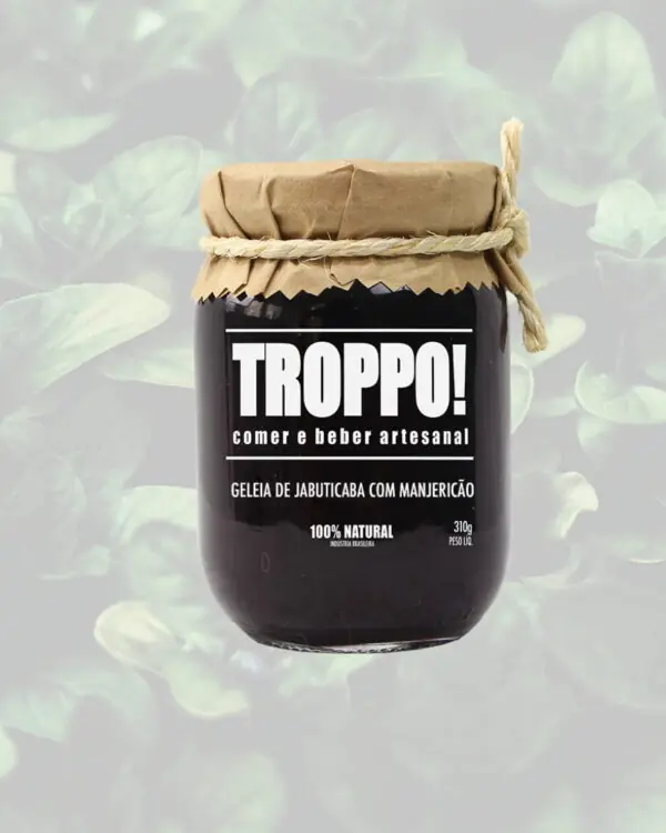 Geleia de Jabuticaba com Manjericão - Troppo! - 310g