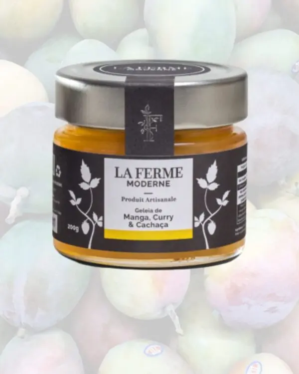 Geleia de Manga, Curry e Cachaça - La Ferme Moderne - 200g Geleia de Manga, Curry e Cachaça - La Ferme Moderne - 200g