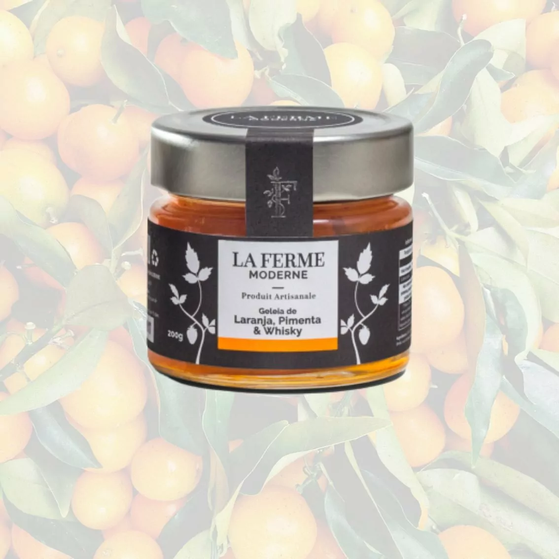 Geleia de Laranja, Pimenta e Whisky – La Ferme Moderne – 200g