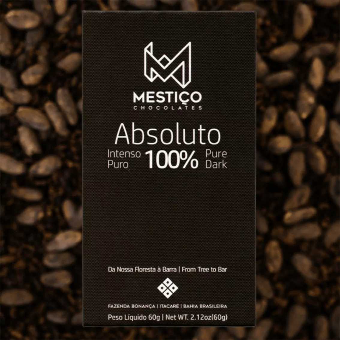 Chocolate Absoluto 100% – Mestiço – 50g