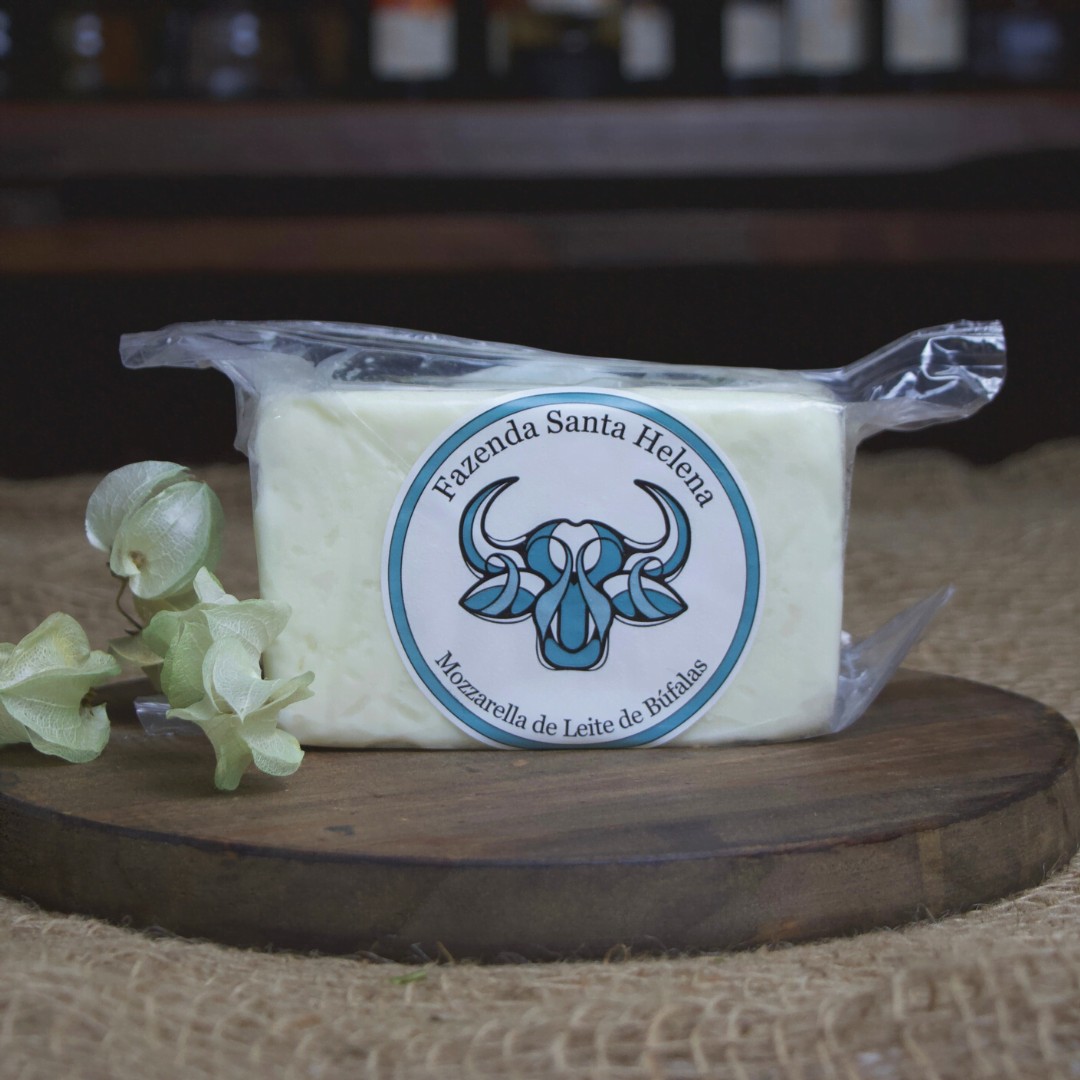 Queijo Mozarela em Barra de Búfala – Santa Helena – 600g (aprox.)