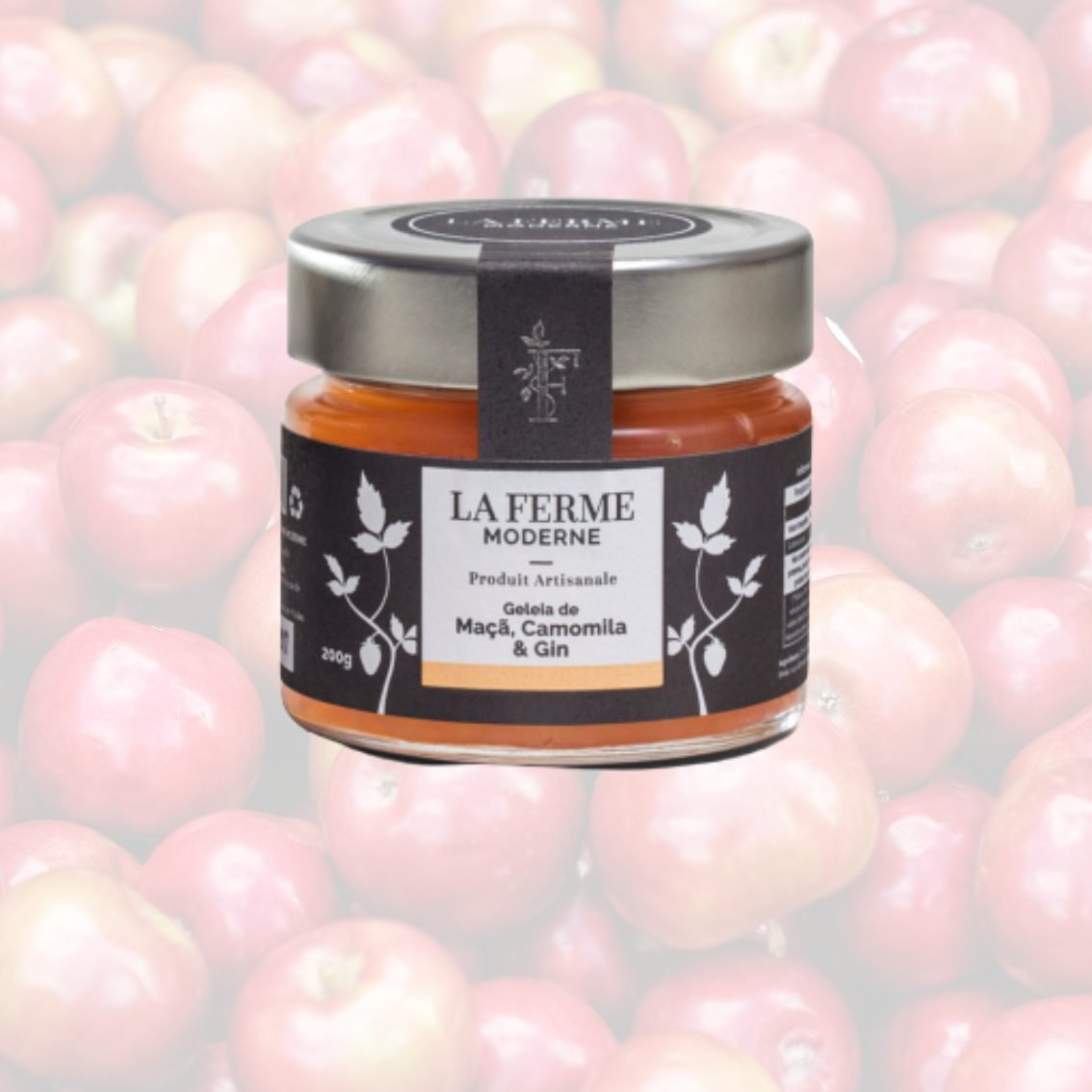 Geleia de Maçã, Camomila e Gin – La Ferme Moderne – 200g