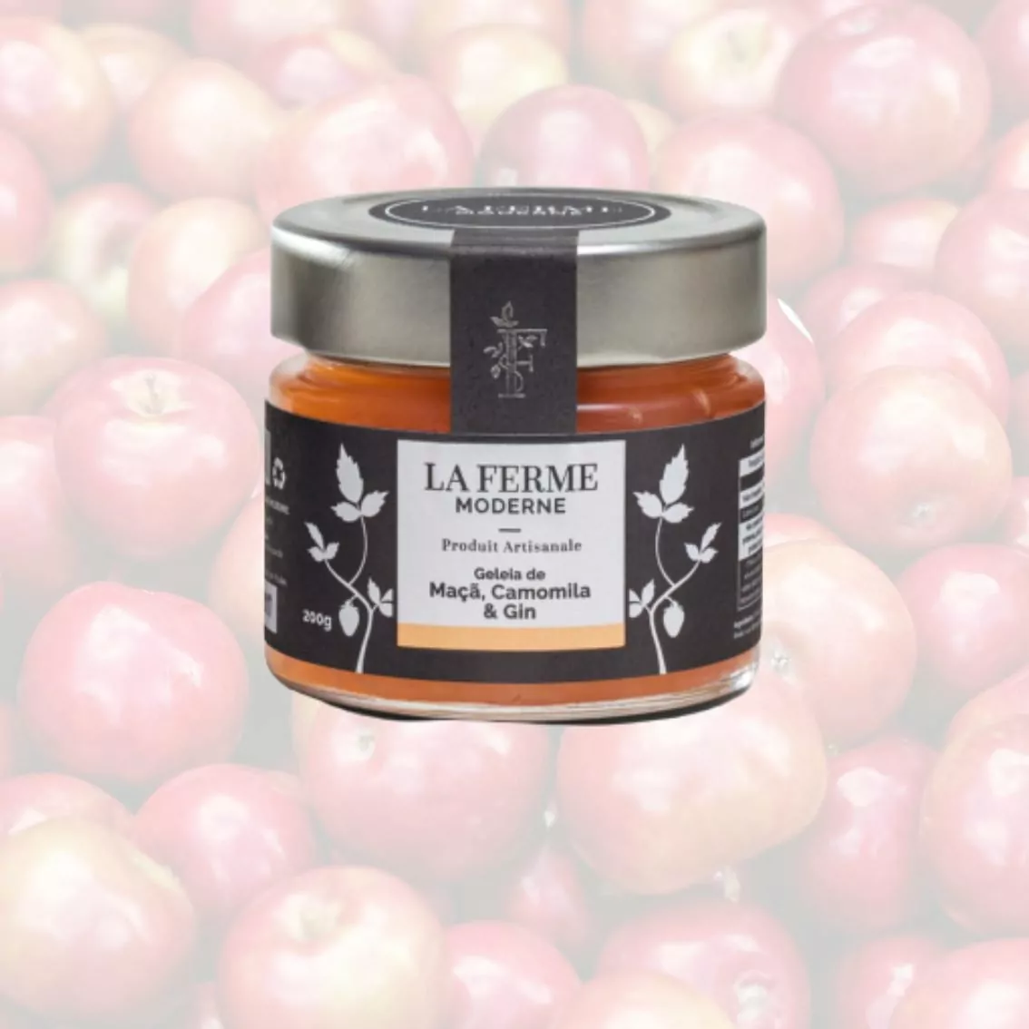 Geleia de Maçã, Camomila e Gin – La Ferme Moderne – 200g