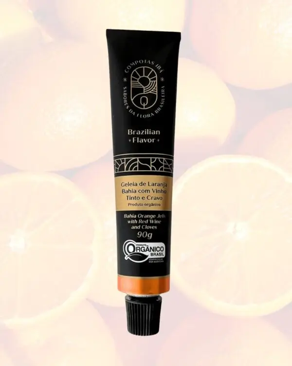 Geleia de Laranja Bahia com Cravo e Merlot - Compotas Ibá - 125g
