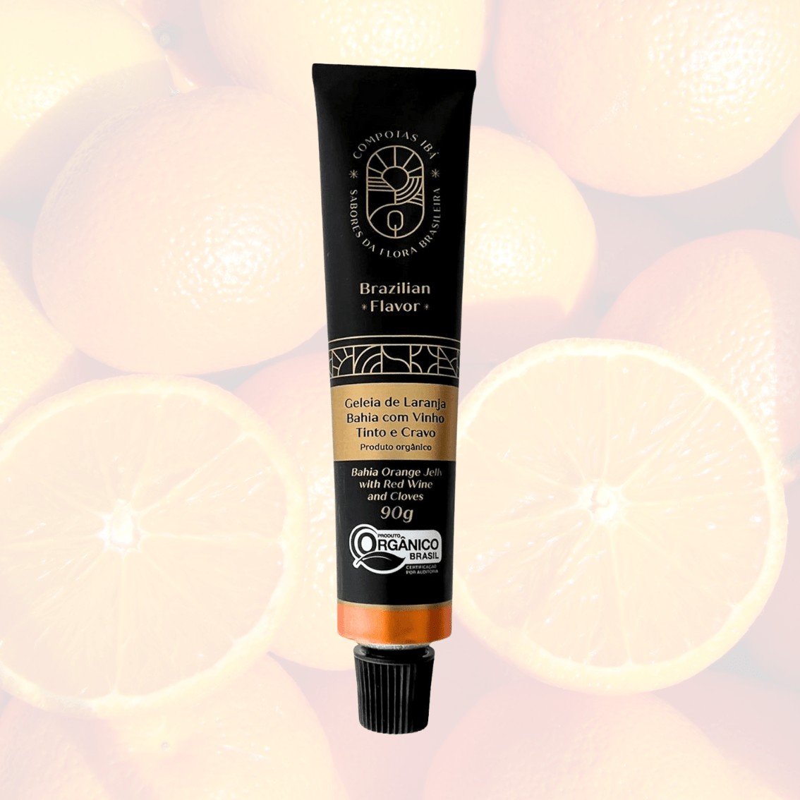 Geleia de Laranja Bahia com Cravo e Merlot - Compotas Ibá - 125g