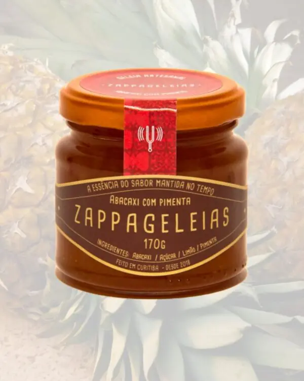 Geleia de Abacaxi com Pimenta - Zappa Geleias - 160g