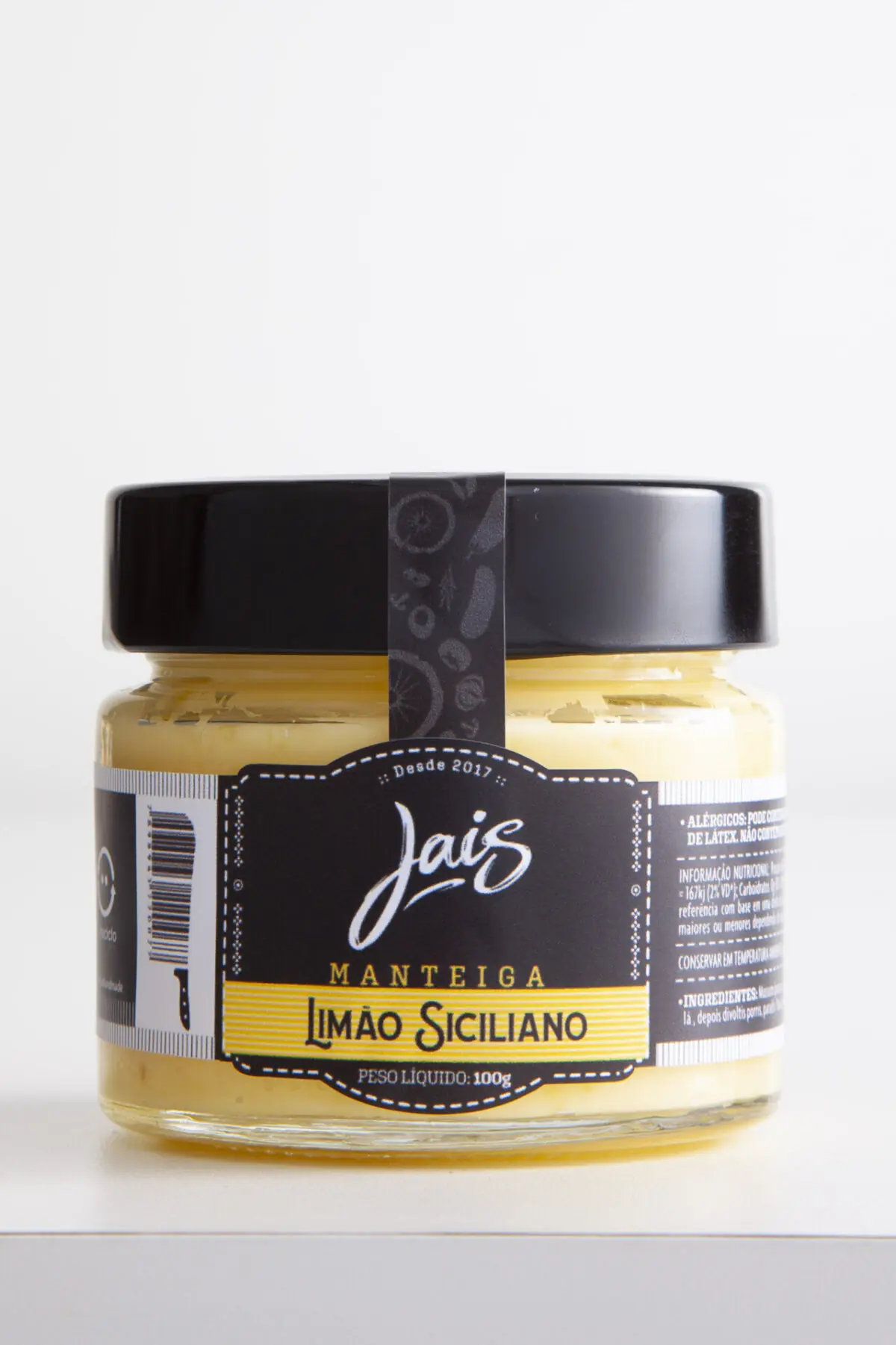 Manteiga Limão Siciliano - Jais Handmade - 180g