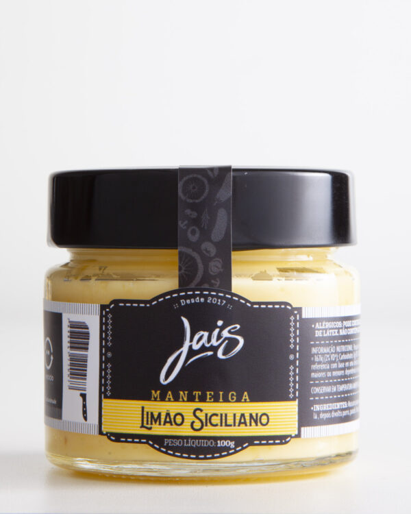 Manteiga Limão Siciliano - Jais Handmade - 180g Manteiga Limão Siciliano - Jais Handmade - 180g