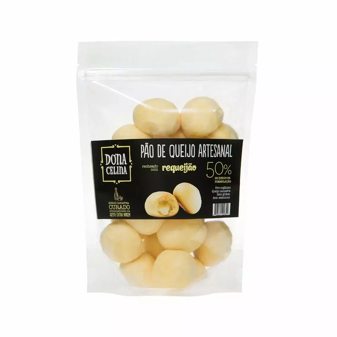 Pão de Queijo com Catupiry (artesanal) – 500g – Dona Celina
