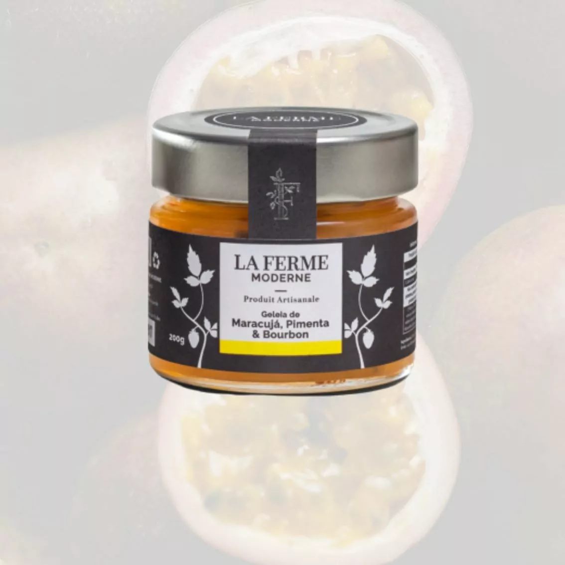 Geleia de Maracujá, Pimenta e Bourbon – La Ferme Moderne – 200g