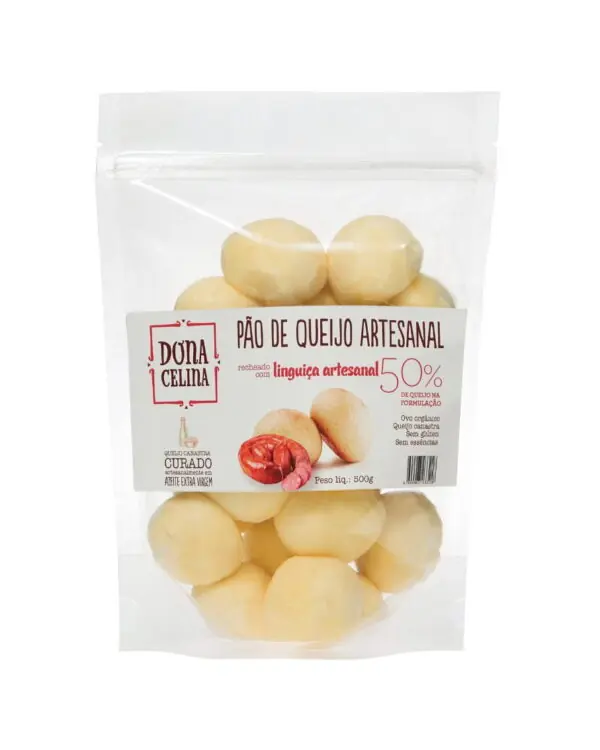 Pão de Queijo com Linguiça - Dona Celina - 500g