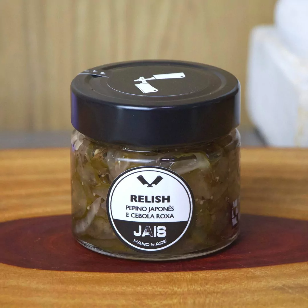 Relish de Pepino Japonês com Cebola Roxa – Jais Handmade – 350g