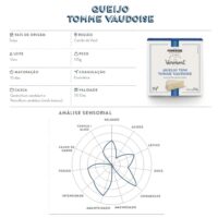 Queijo Tomme Vaudoise - Vermont - Pomerode - 125g (aprox.)