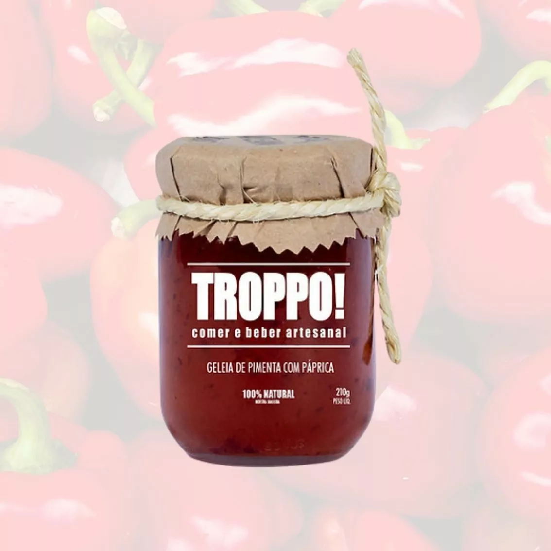 Geleia de Pimenta com Páprica Picante – Troppo! – 210g