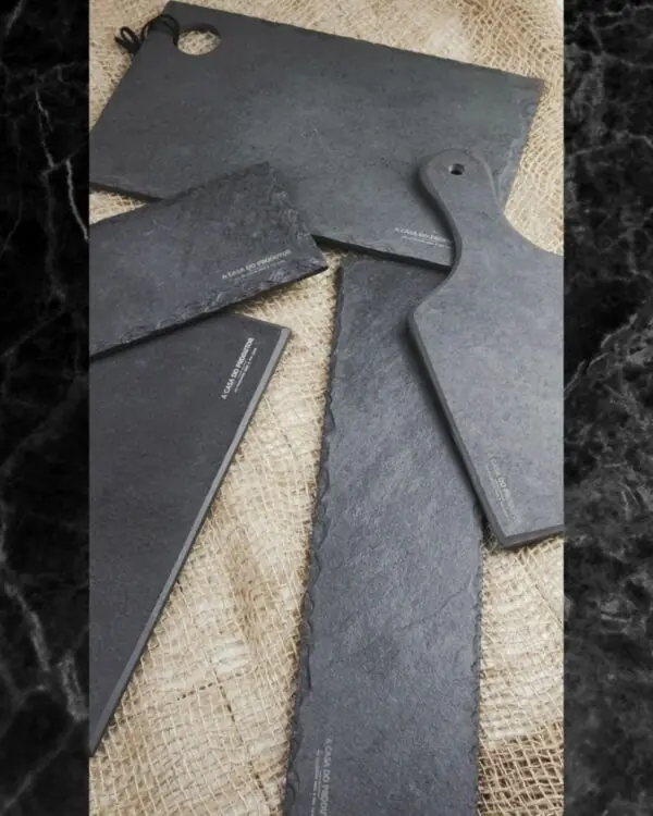 Tábua Ardósia Studio Alça - 30x15cm -1 Tábua Ardósia Studio Alça - 30x15cm -1