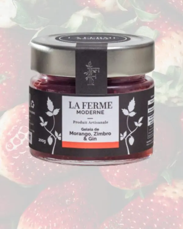 Geleia de Morango, Zimbro e Gin - La Ferme Moderne - 200g