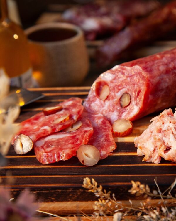 Salame Saucisson Noisette (Avelã) - Salumeria Mayer - 190g