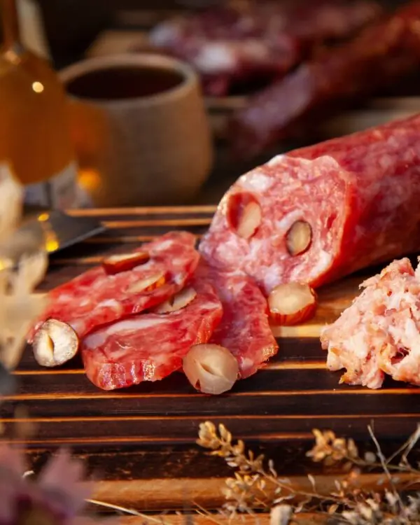 Salame Saucisson Noisette (Avelã) - Salumeria Mayer - 190g