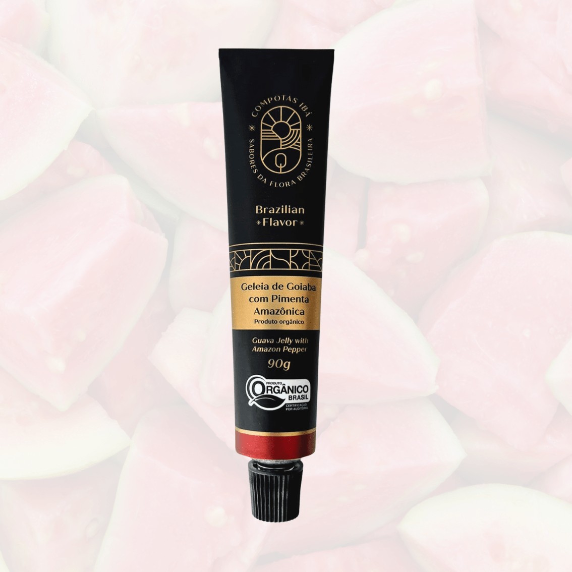 Geleia de Goiaba com Pimenta Jiquitaia Baniwa - Compotas Ibá - 125g