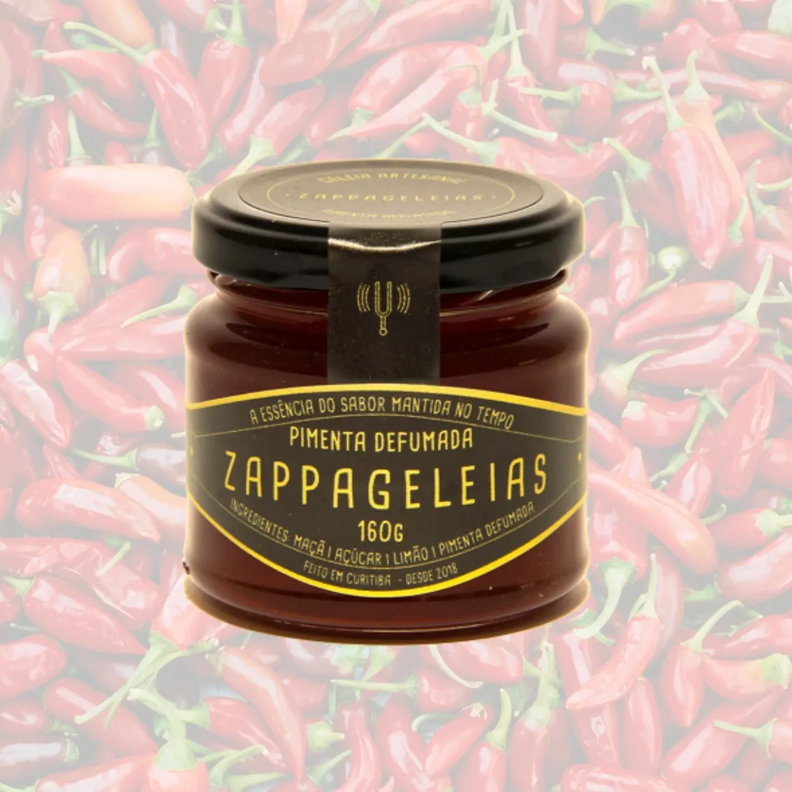 Geleia de Pimenta Defumada – Zappa Geleias – 160g