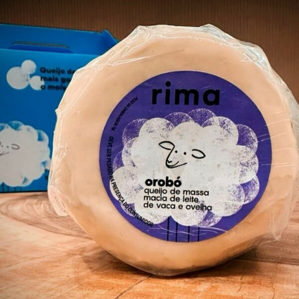 Queijo Orobô (leite de ovelha) - Rima - 250g (aprox.) - 1