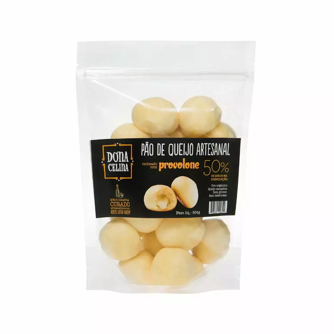 Pão de Queijo com Provolone (artesanal) – Dona Celina – 500g
