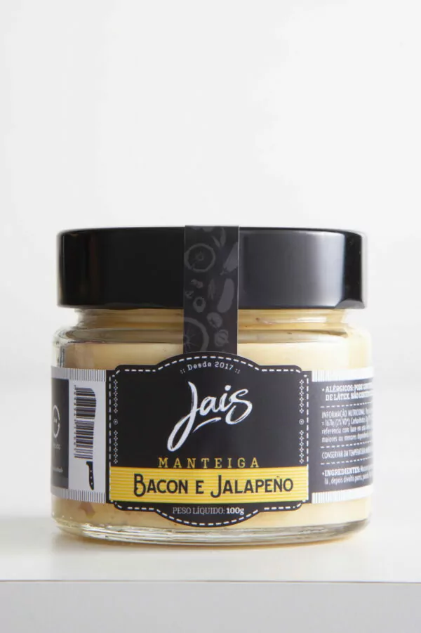 Manteiga Bacon e Jalapeño - Jais Handmade - 190g - 1