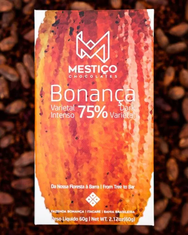 Chocolate Bonança Intenso 75% - Mestiço - 60g Chocolate Bonança Intenso 75% - Mestiço - 60g