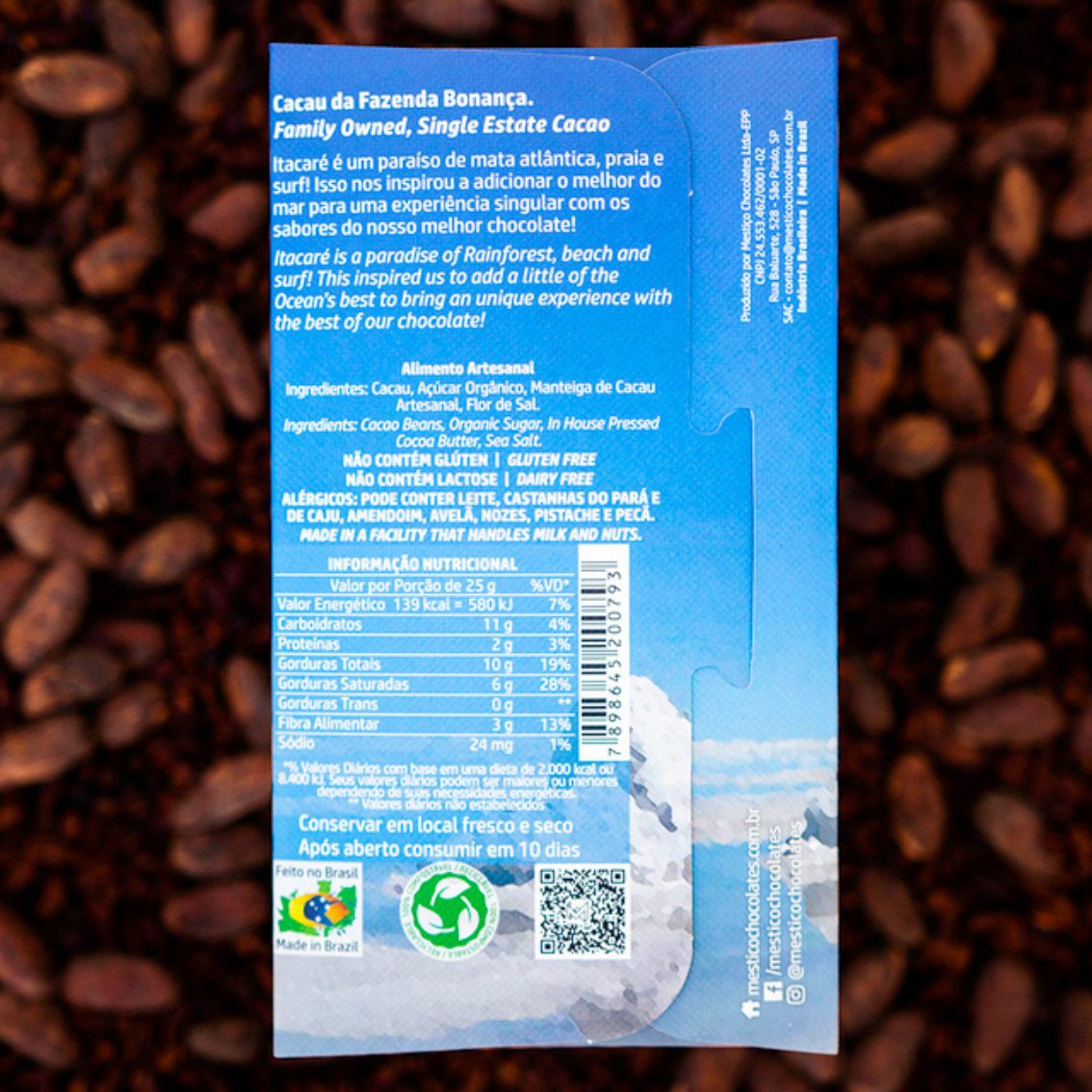 89308d3ce3d23c27353aab09d5345e7f.jpg Chocolate Flor de Sal Intenso 75% - Mestiço - 60g