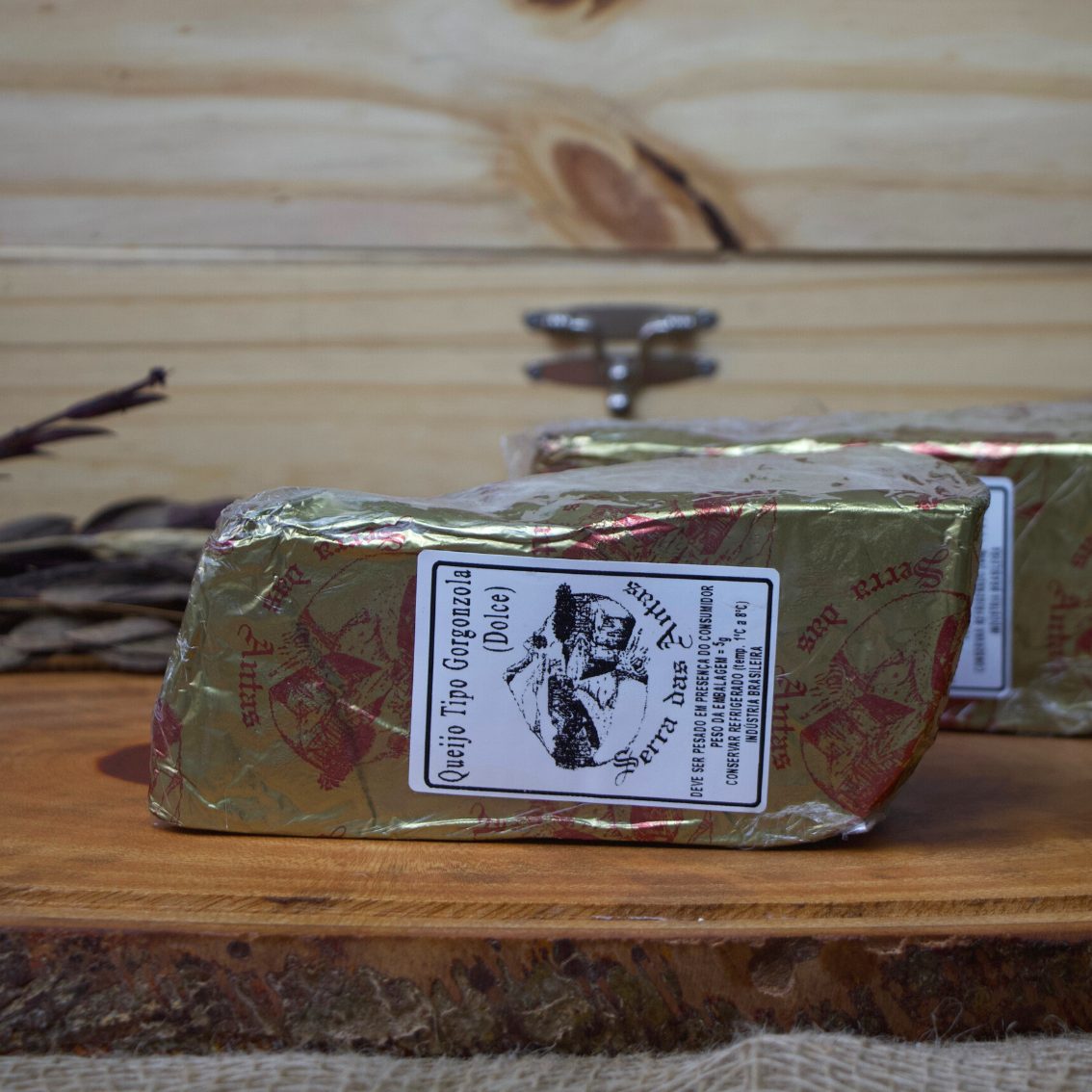 Queijo Gorgonzola Dolce - Serra das Antas - 500g (aprox.) Queijo Gorgonzola Dolce - Serra das Antas - 500g (aprox.)