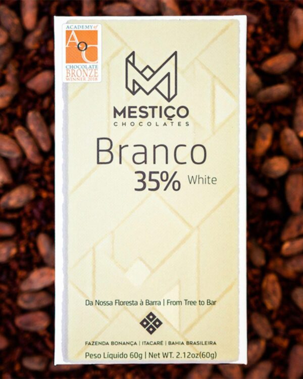 Chocolate Branco 35% - Mestiço - 60g Chocolate Branco 35% - Mestiço - 60g