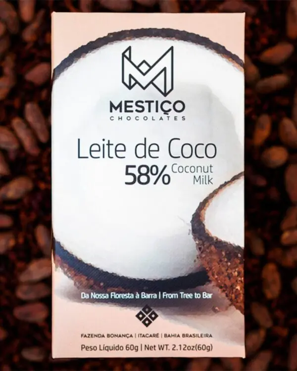 Chocolate Leite de Coco 58% - Mestiço - 60g