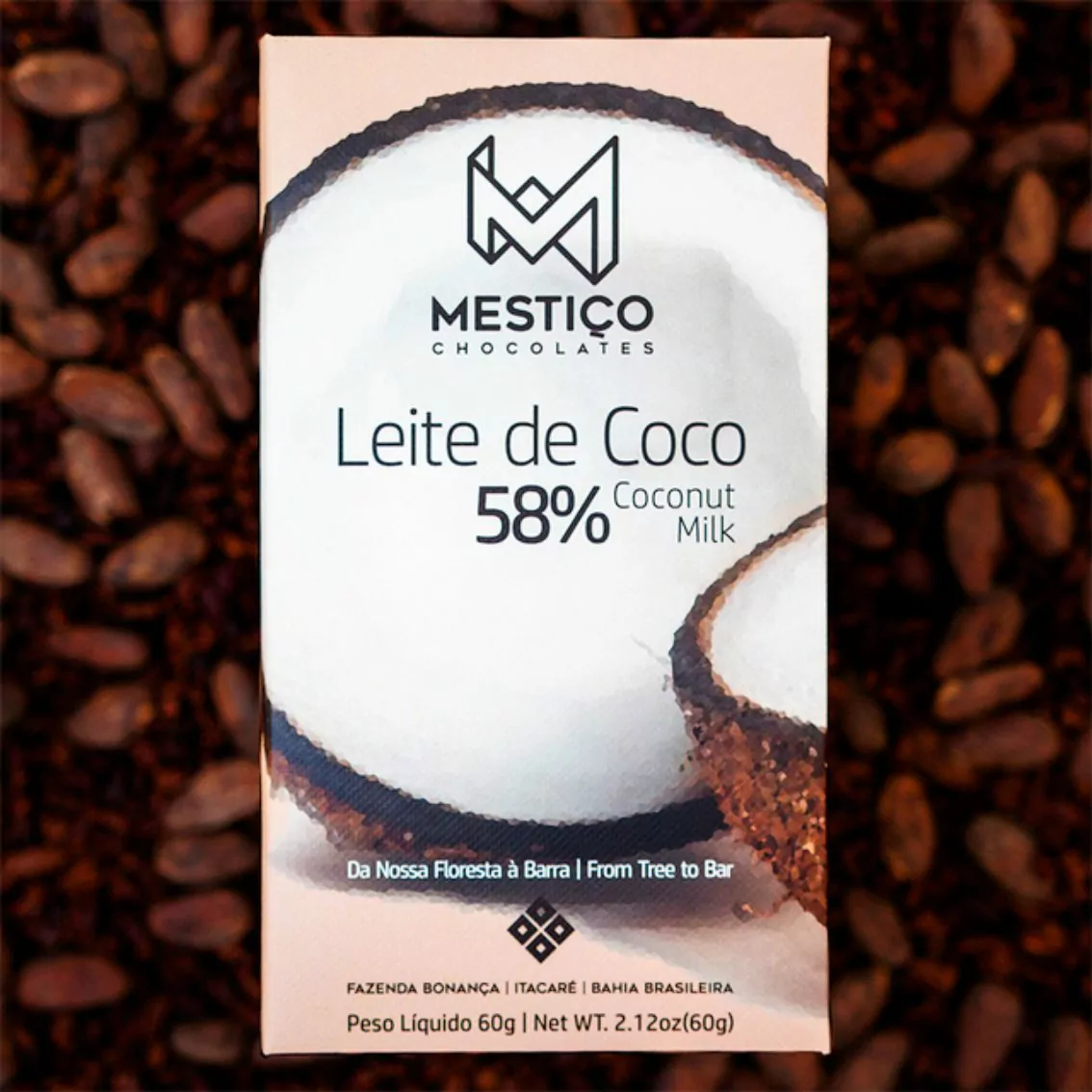 Chocolate Leite de Coco 58% – Mestiço – 60g