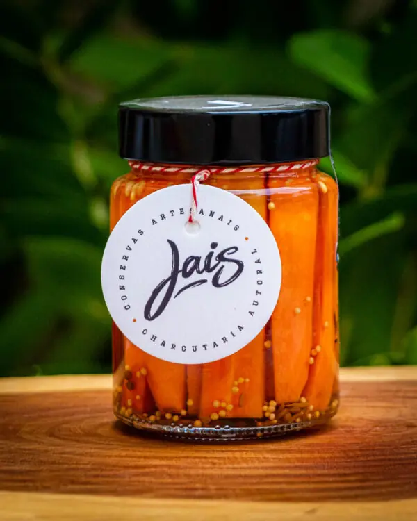 Picles de Cenoura Picles de Cenoura