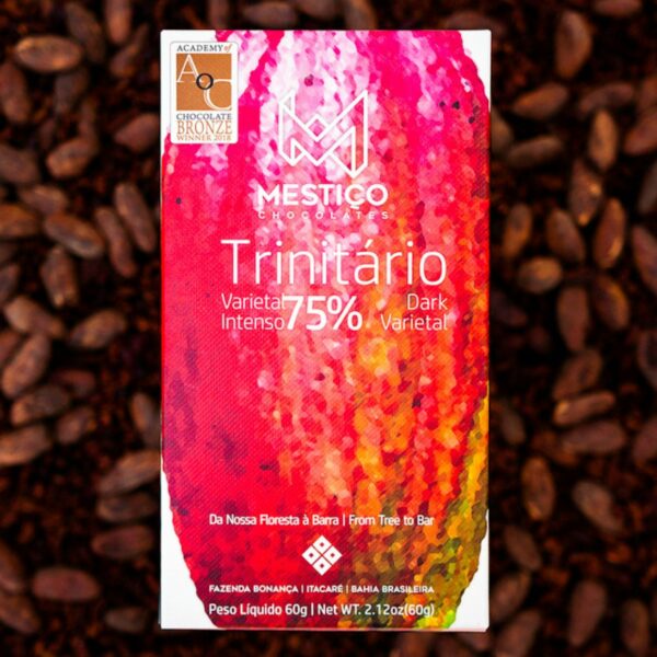 Chocolate Trinitário Intenso 75% - Mestiço - 60g - 1