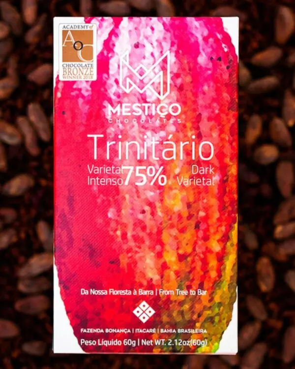 Chocolate Trinitário Intenso 75% - Mestiço - 60g