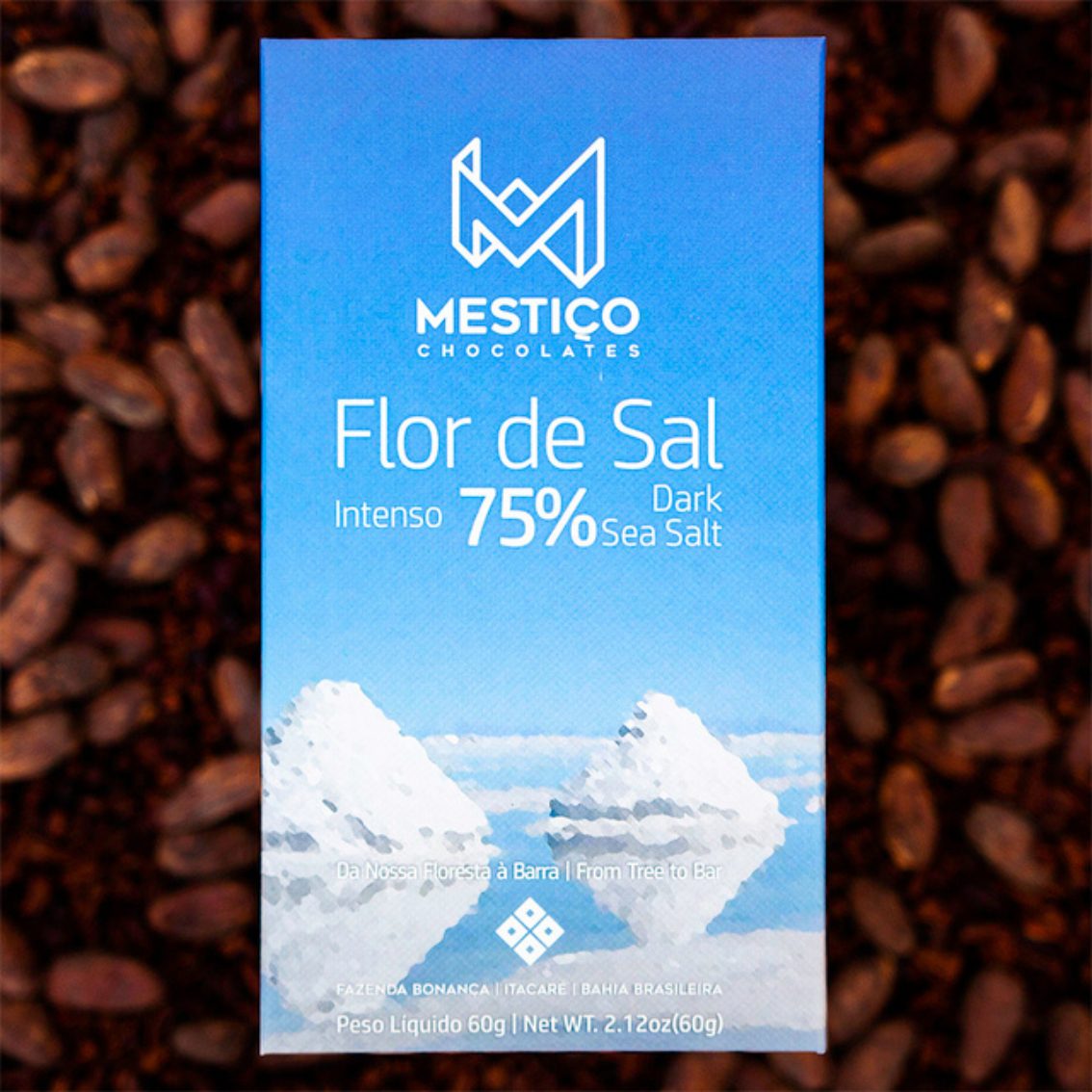 Chocolate Flor de Sal Intenso 75% – Mestiço – 60g