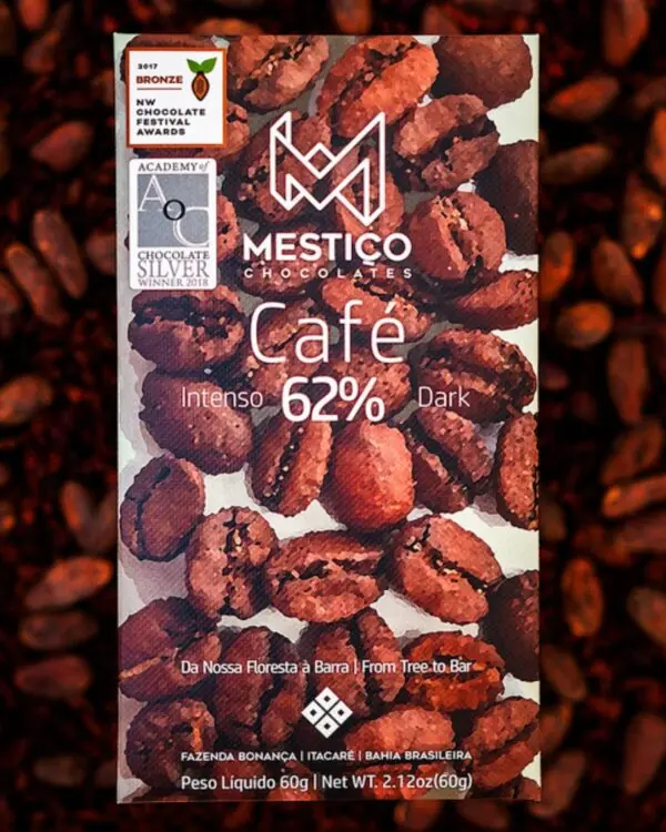 Chocolate de Café Intenso 62% - Mestiço - 60g