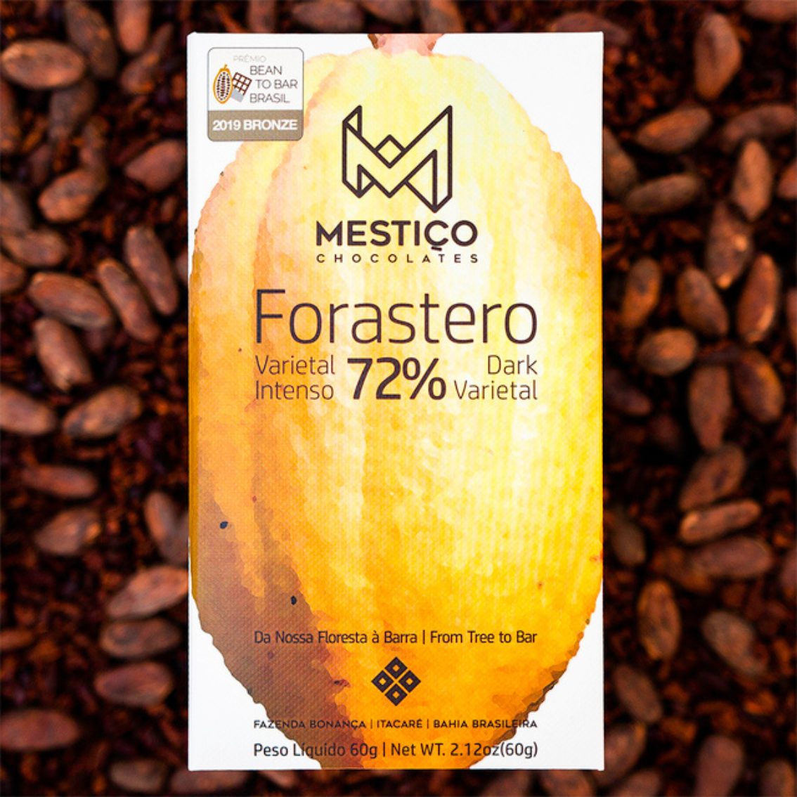 Chocolate Forastero Intenso 72% – Mestiço – 60g