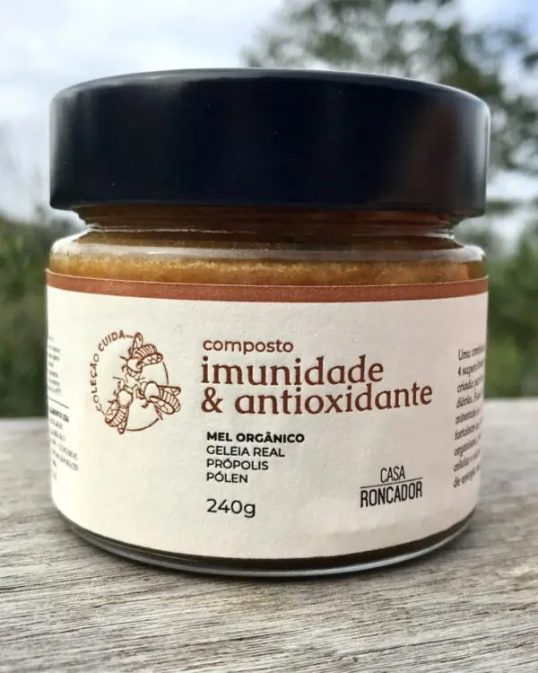 Composto de Mel Orgânico - Imunidade e Antioxidante - 240g -1