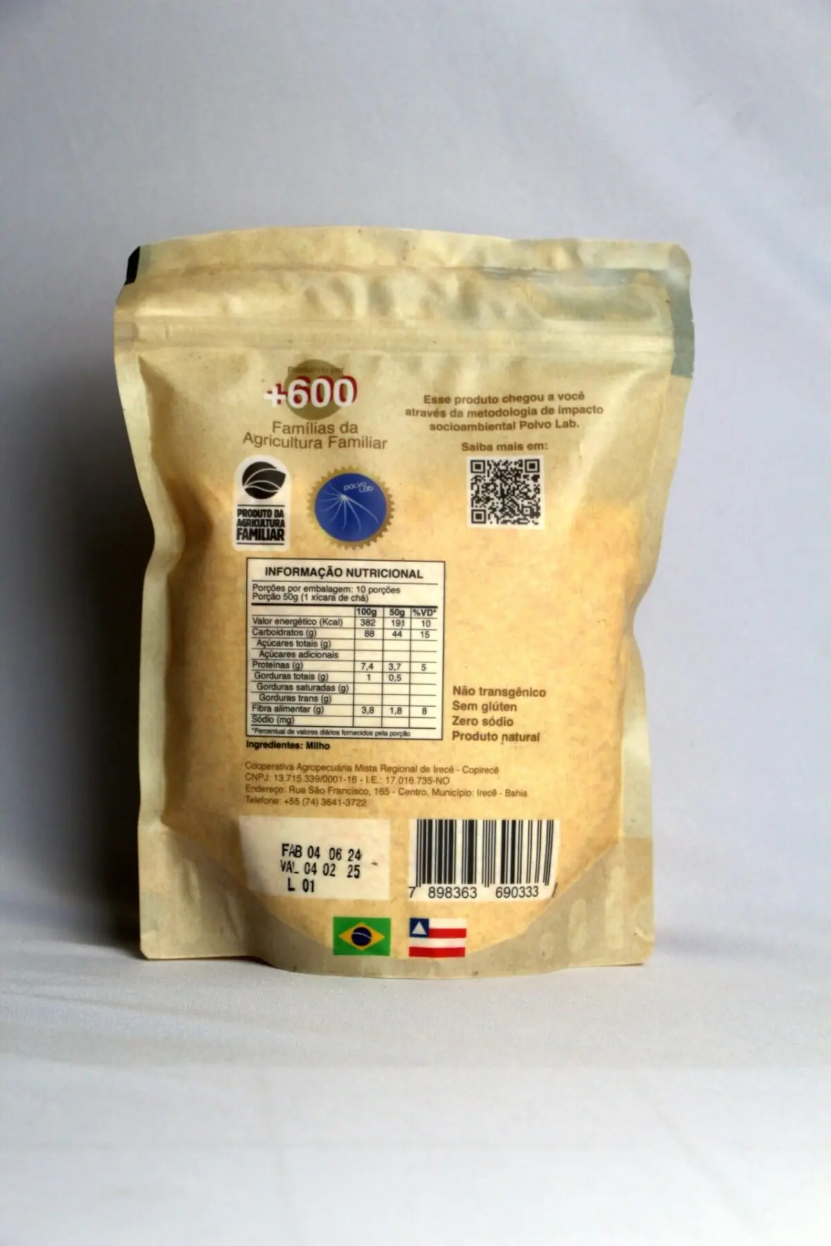 Flocão de Milho - Milho Mesmo - Orgânico - 500g -1